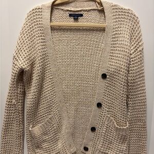 American Eagle Cream Cardigan